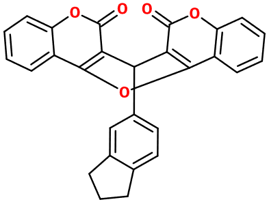 (image for) MC080153 13-(2,3-Dihydro-1H-inden-5-yl)-2,10,16-trioxapentacyclo[12.8.0.0^{3,12}.0^{4,9}.0^{17,22}]docosa-1(14),3(12),4,6,8,17,19,21-octaene-11,15-dione